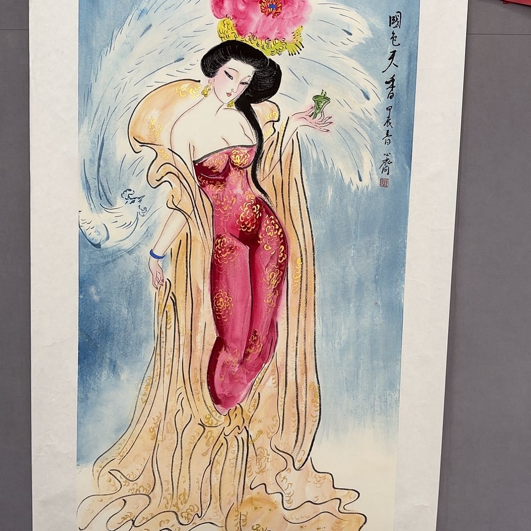 国画亲笔手绘原创