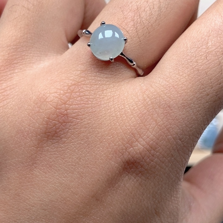 翡翠未镶嵌戒指戒指