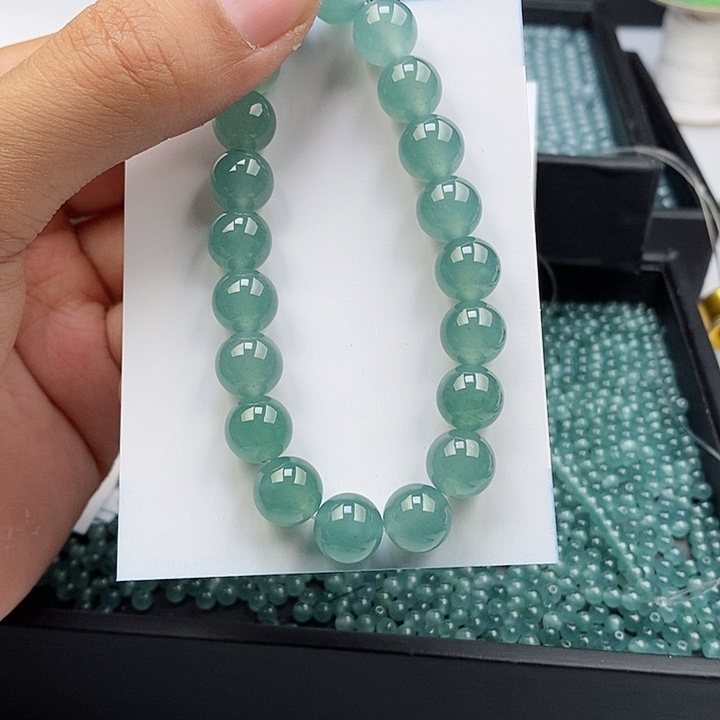 翡翠手链未镶嵌平*路手链