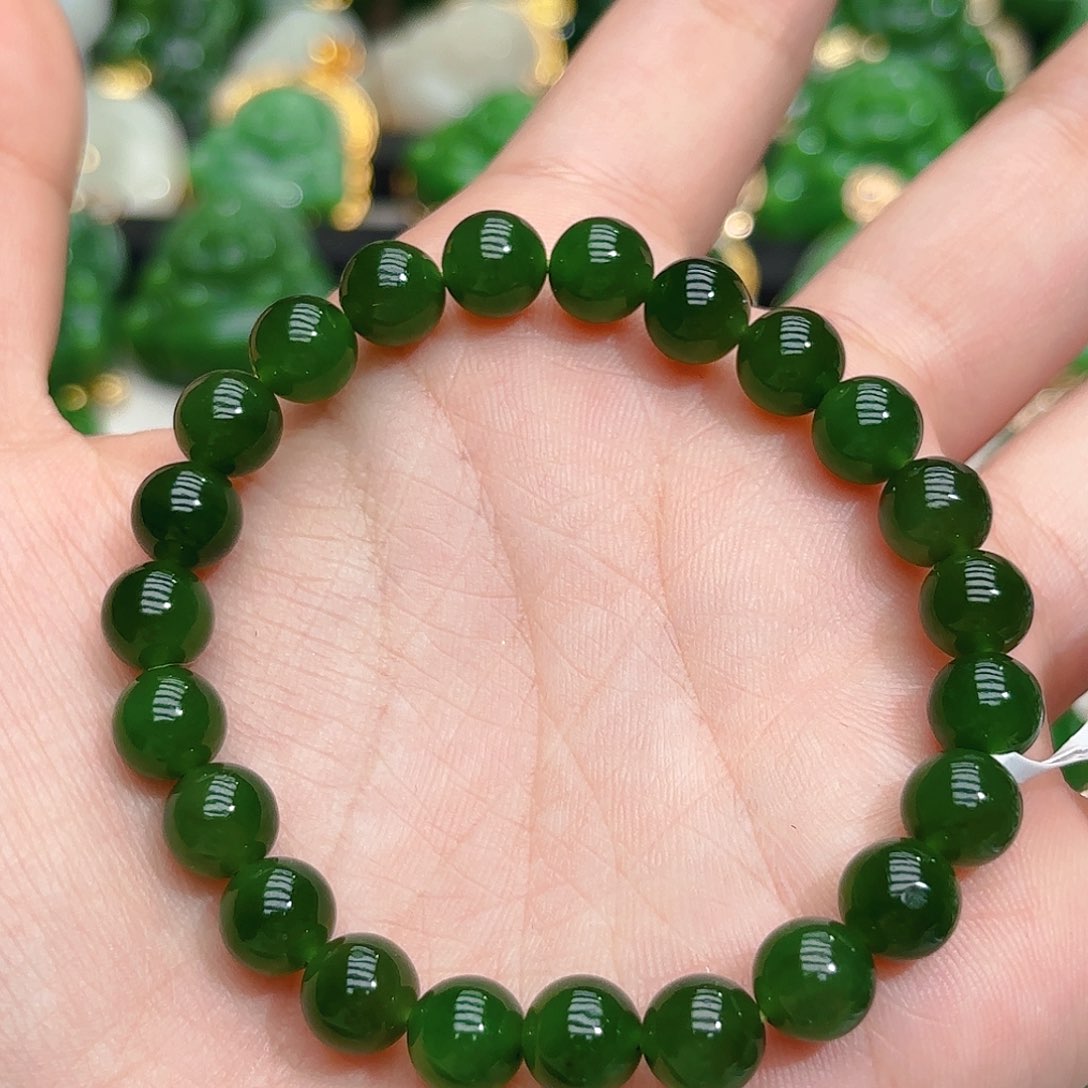 和田玉（碧玉）手串未镶嵌