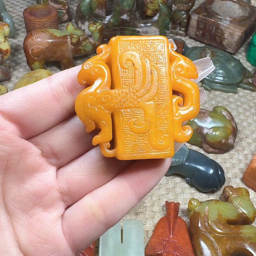 白玉菩提吊坠挂件