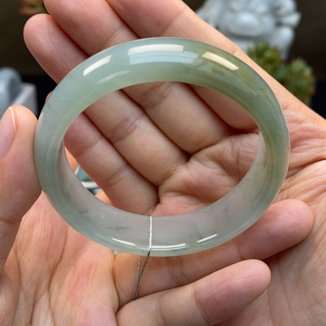 翡翠未镶嵌手镯天然