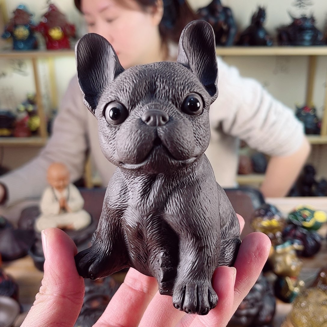 紫砂茶宠紫陶树脂茶宠摆件