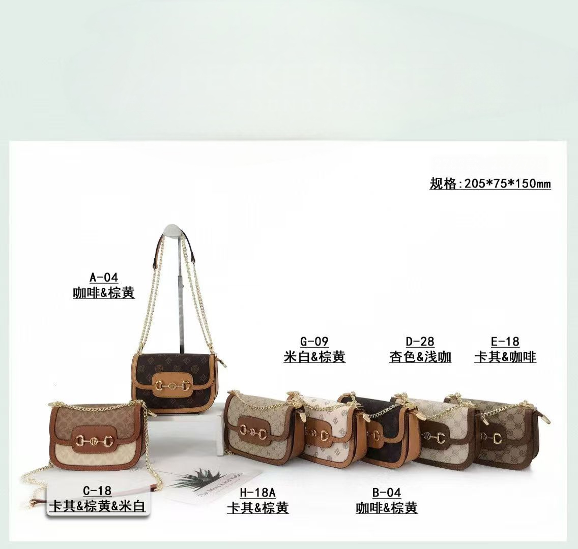 2025链条马鞍包双根单肩包轻奢单肩时尚肩包手提款拉链公主风