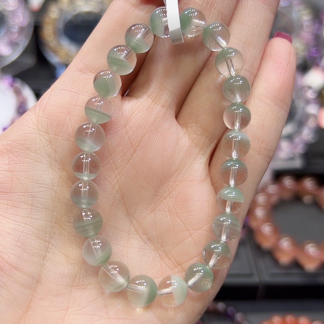 水晶手链未镶嵌sg5青幽灵