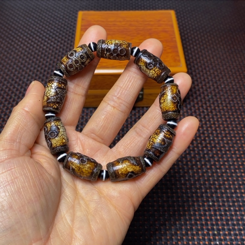 【闪购商品】玛瑙/玉髓手链未镶嵌夜**叔