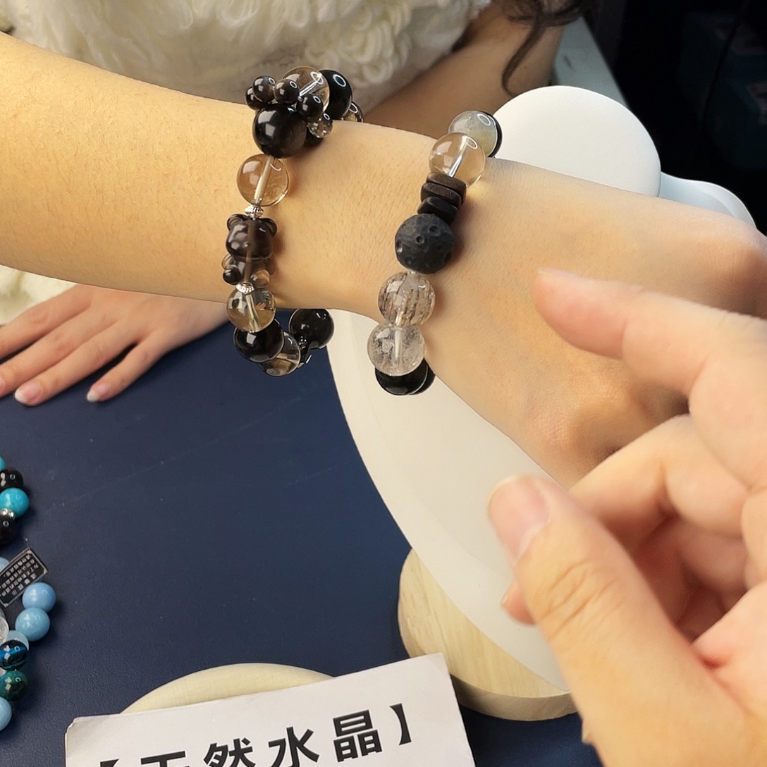 水晶银S925镶嵌手链