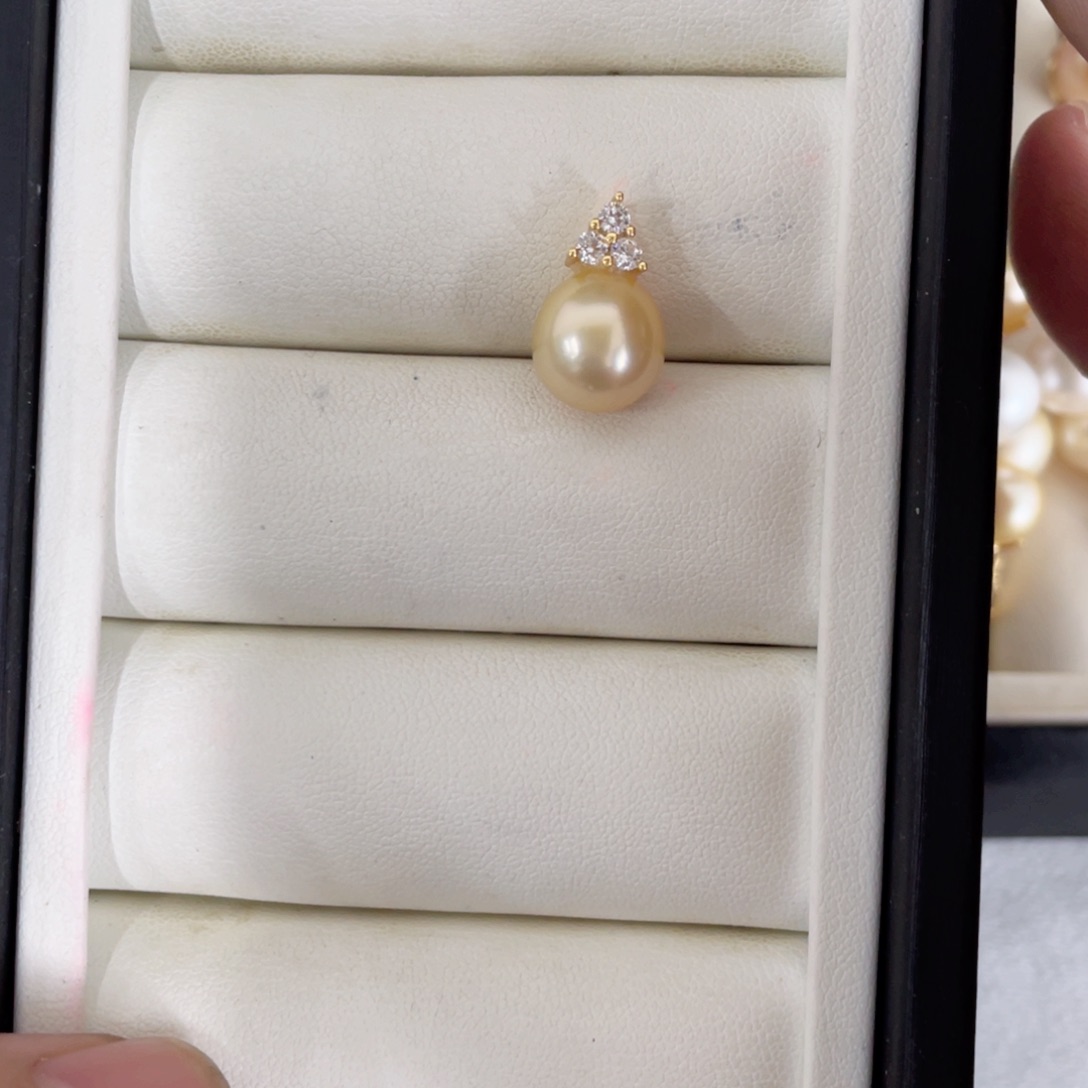 颈饰银S925镶嵌海水珍珠