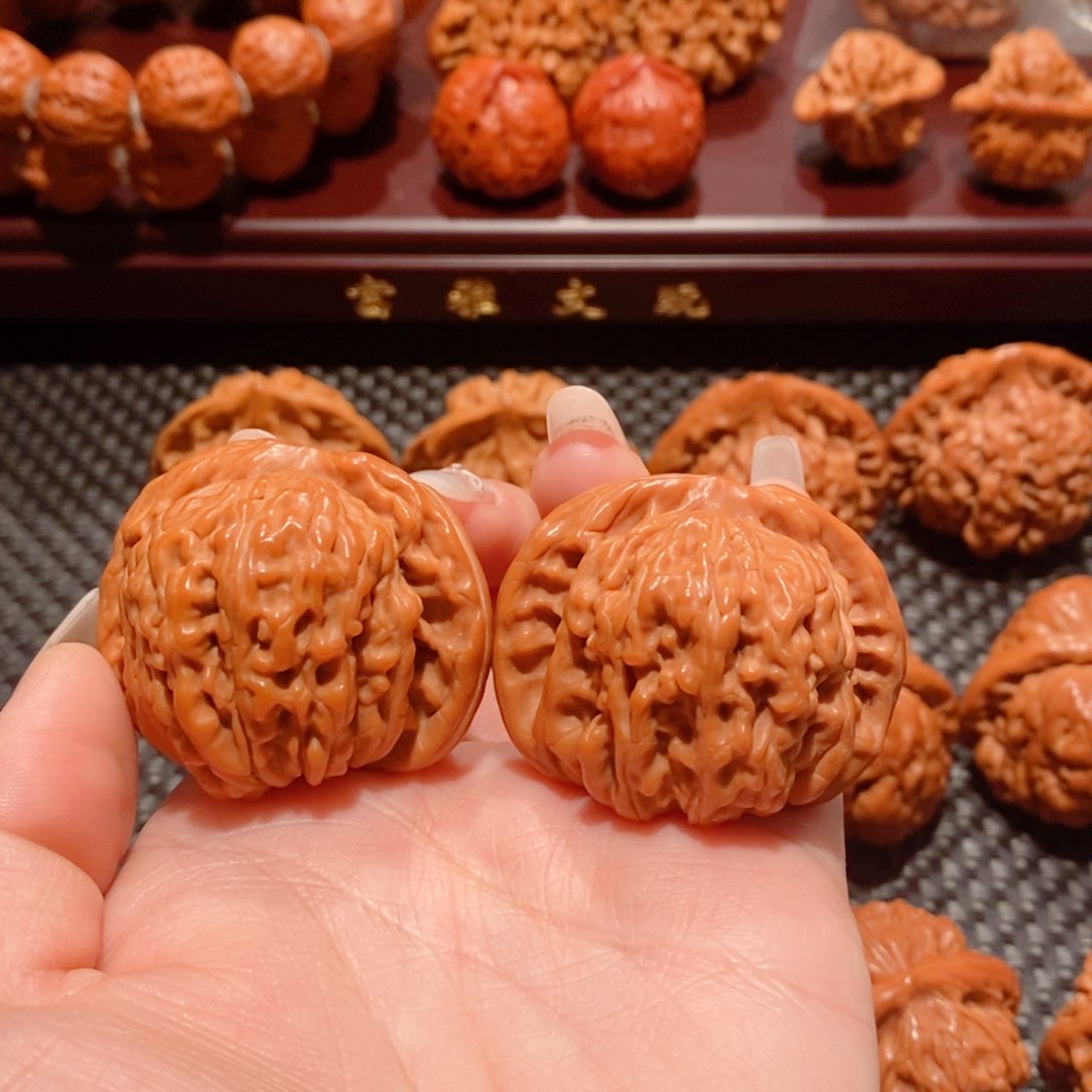 文玩核桃把件四座楼