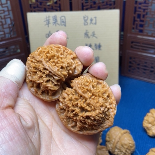 文玩核桃把件杯*酒满天星42