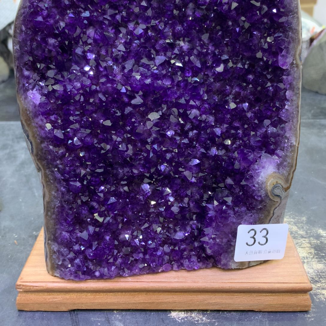 水晶摆件未镶嵌紫晶紫晶33