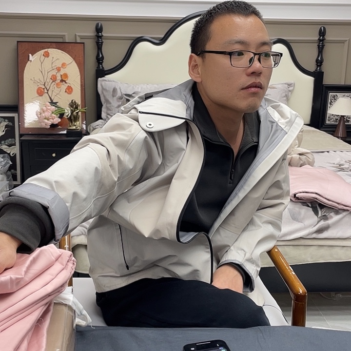 U****棉全棉棉全棉003随机颜色面料加大单被套