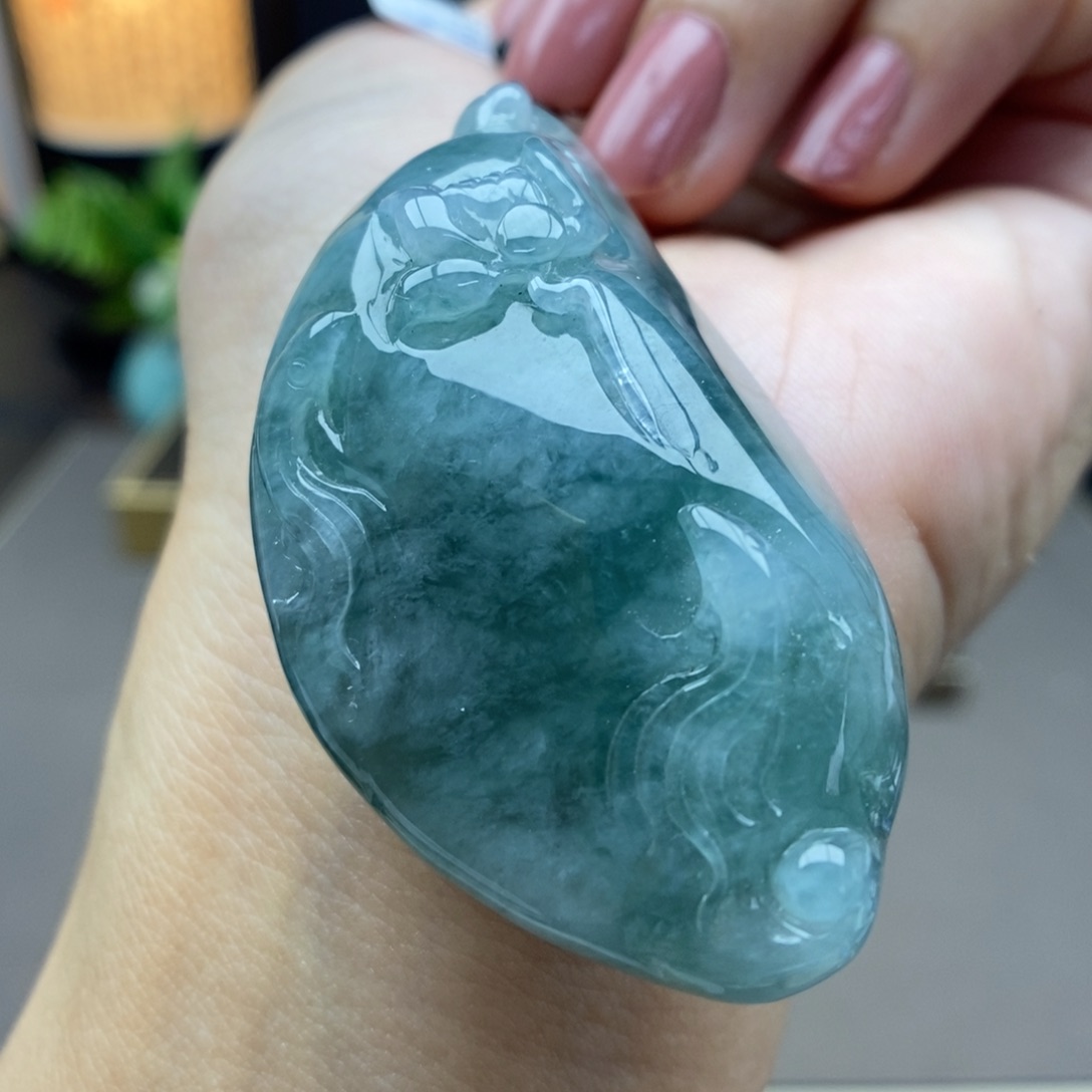 翡翠未镶嵌颈饰吊坠72