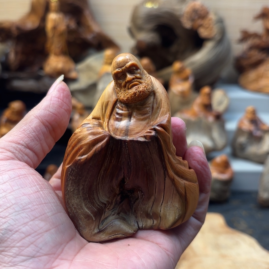 柏木太行崖柏手工雕刻