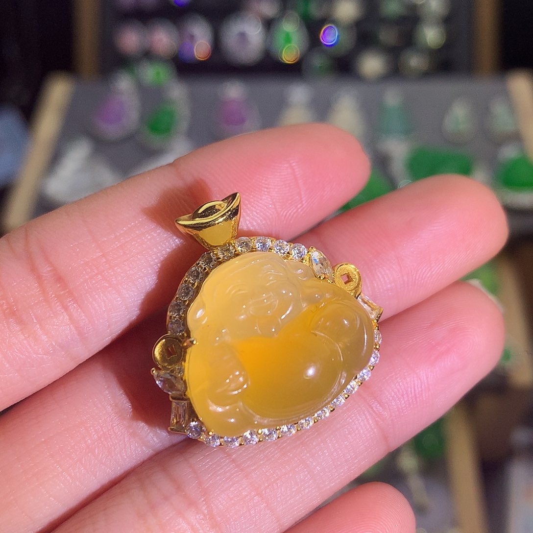 玛瑙/玉髓颈饰银S925镶嵌