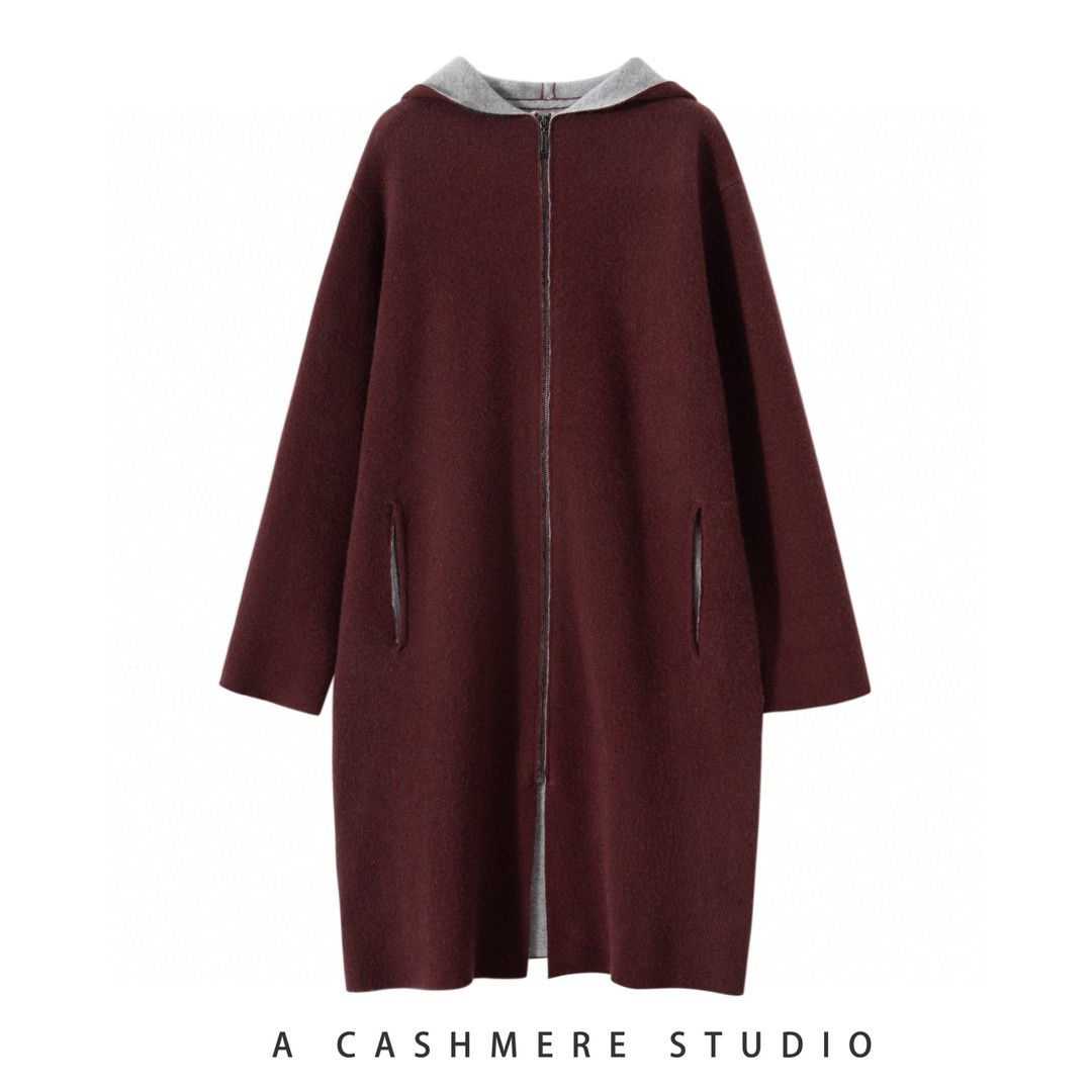 空气层连帽大衣 yy 148