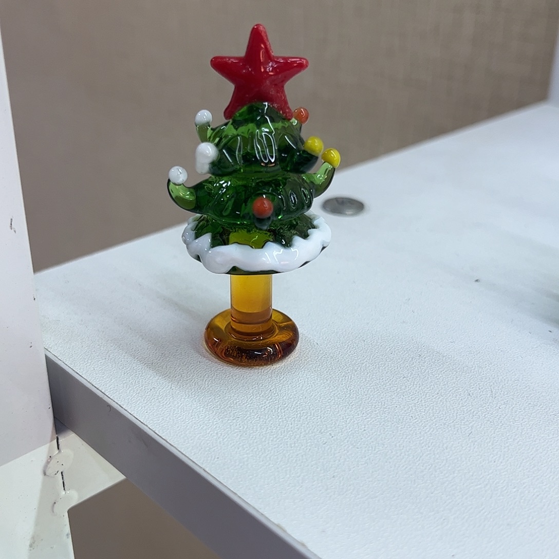 彩****手工艺品琉璃实心圣诞树