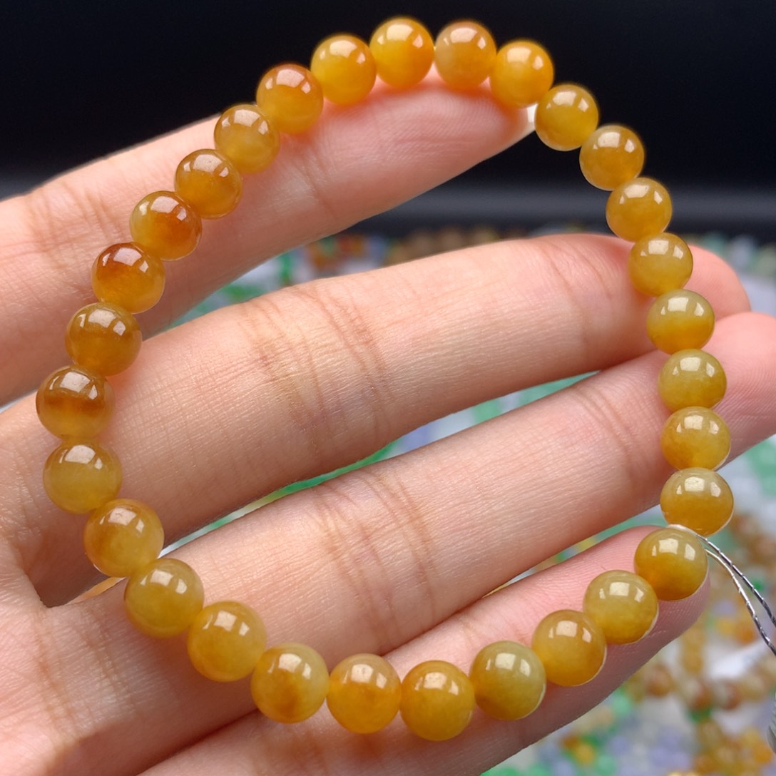 翡翠手链未镶嵌卡