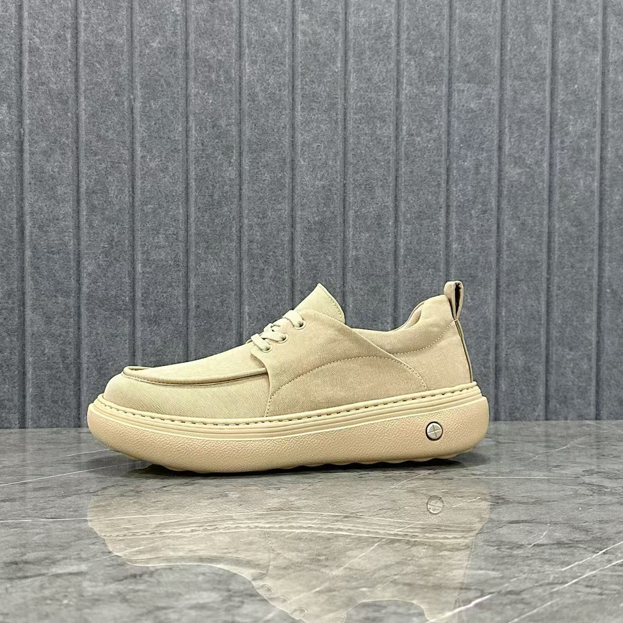 S02-卡其男士时尚休闲布鞋