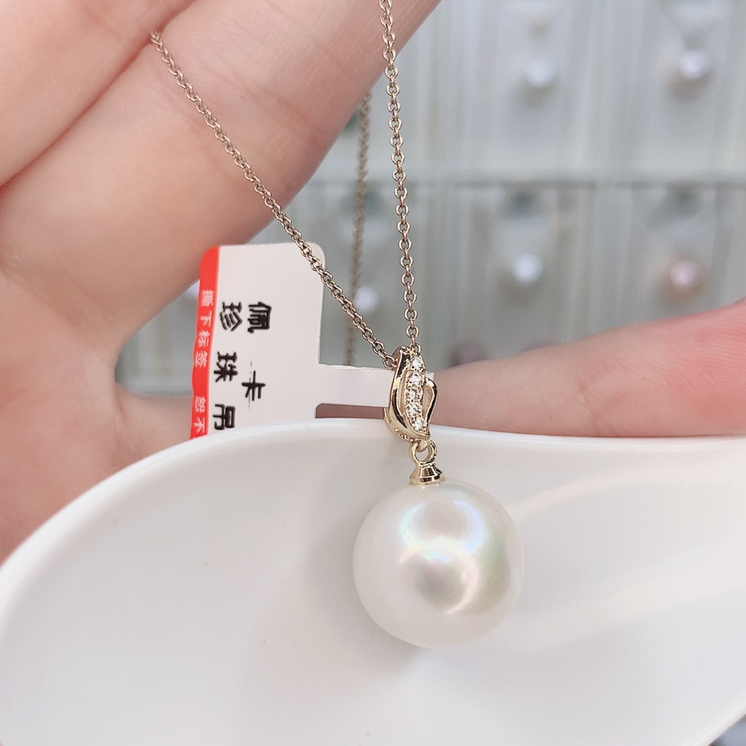 合金吊坠(赠链)淡水珍珠
