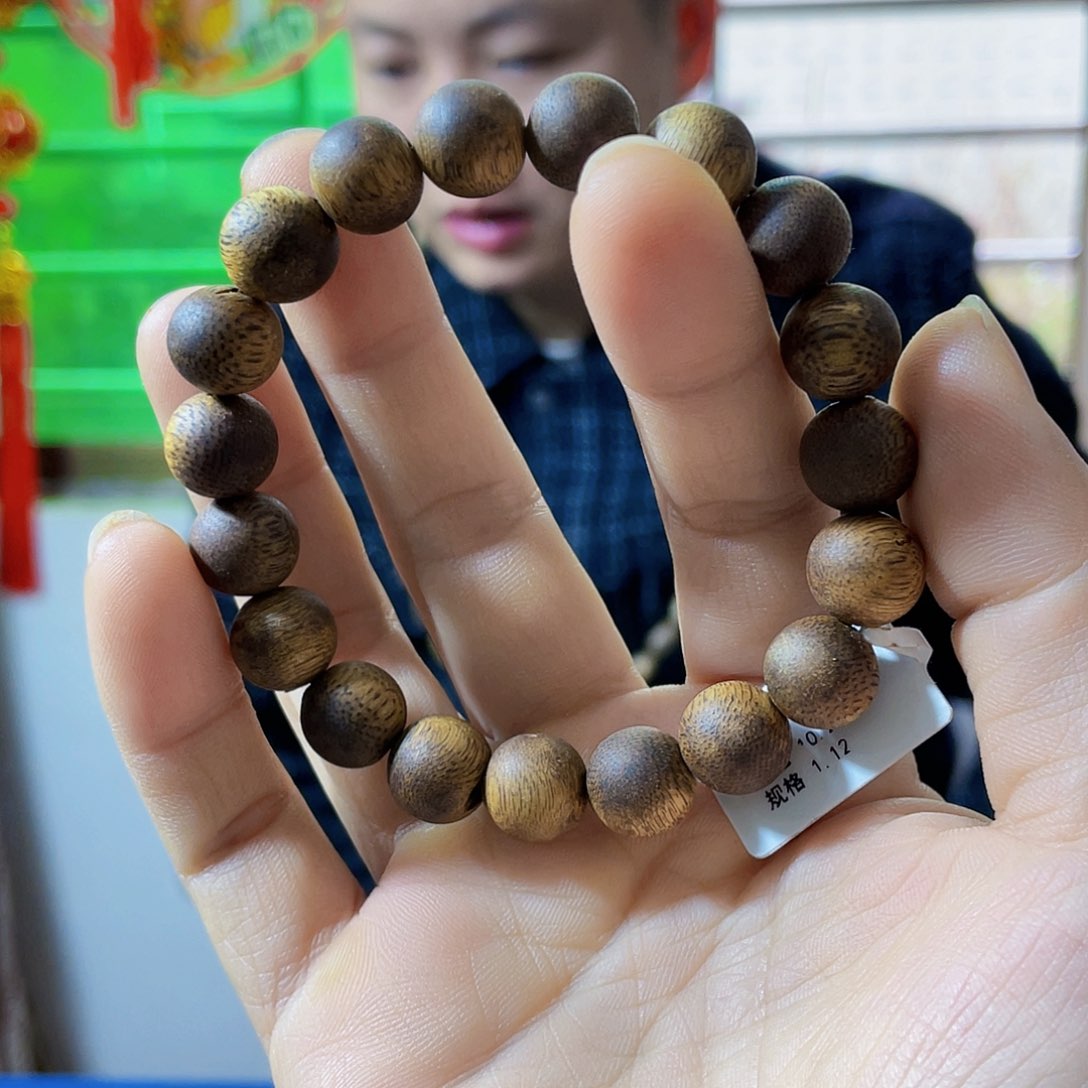 沉香手串用****4天然红棋圆珠单圈1.1/10克多样性发一