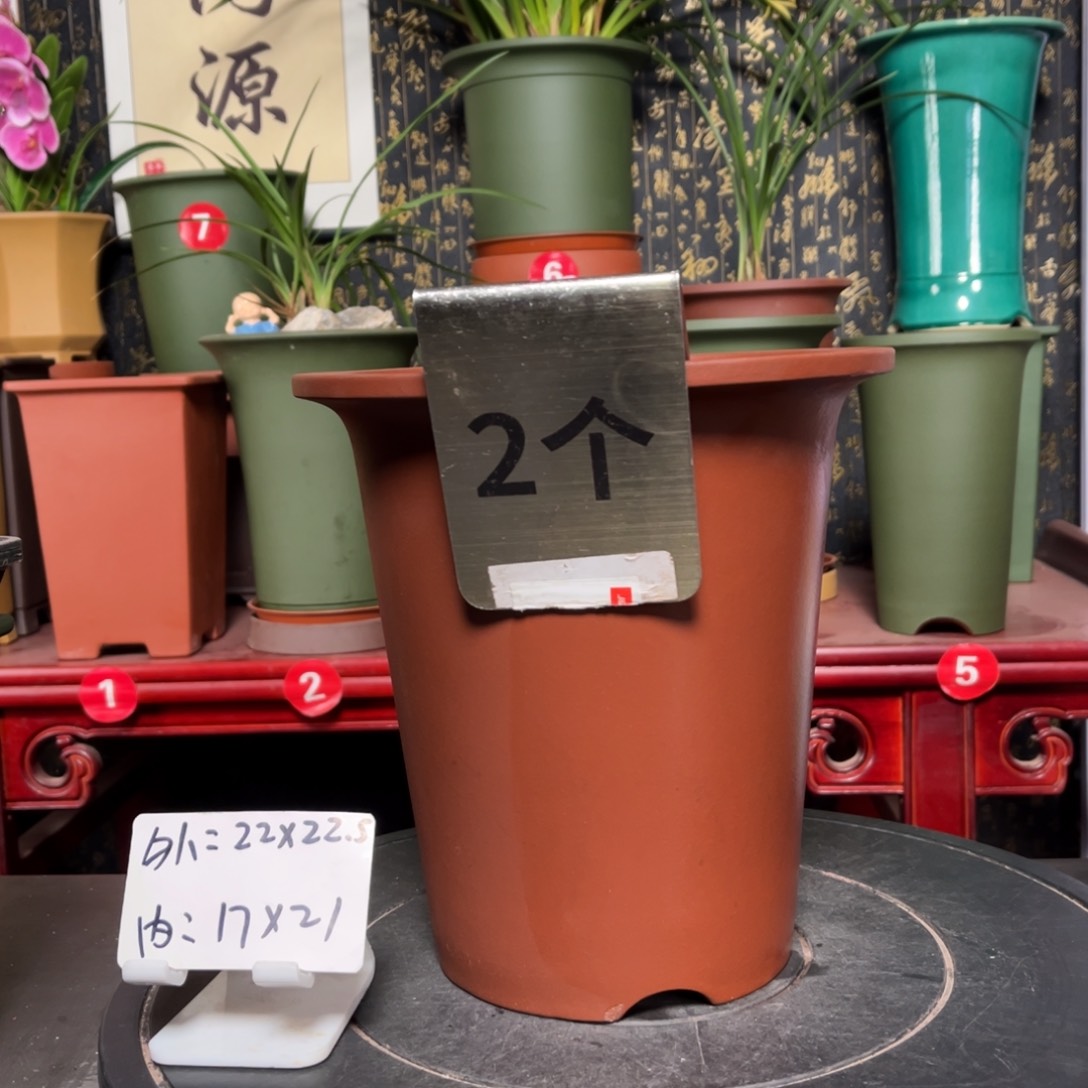 紫砂花盆紫砂花盆