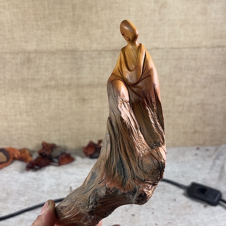 高***水崖柏崖柏雕刻无相