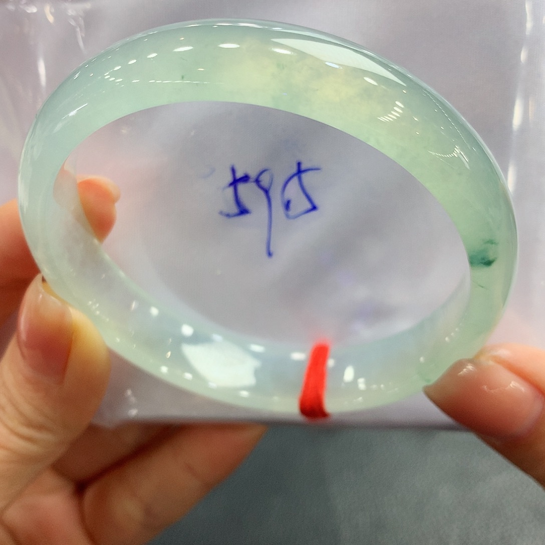 翡翠未镶嵌手镯强推荐59.5正圈两天鉴赏