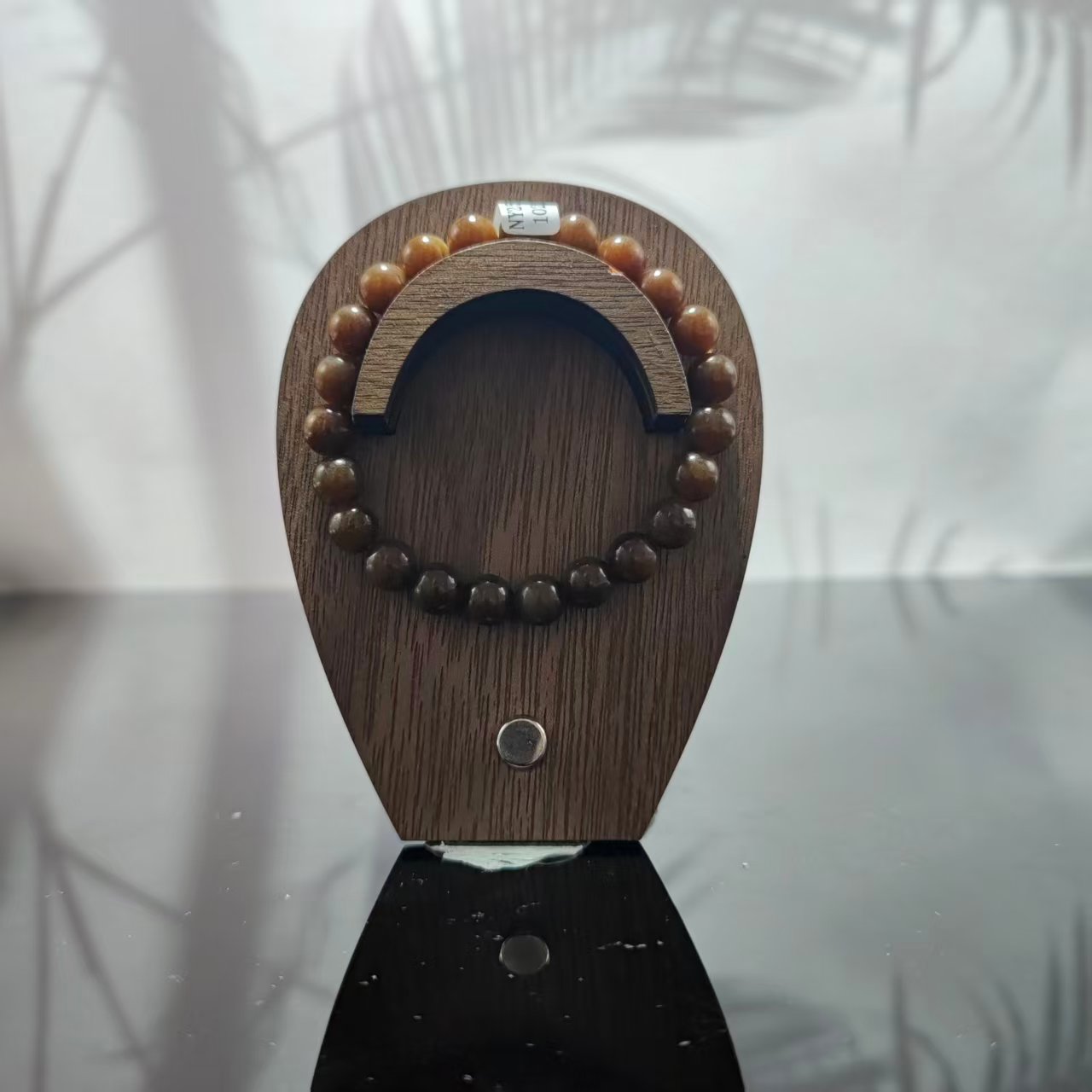 R和田玉圆珠手串（卡8）2549