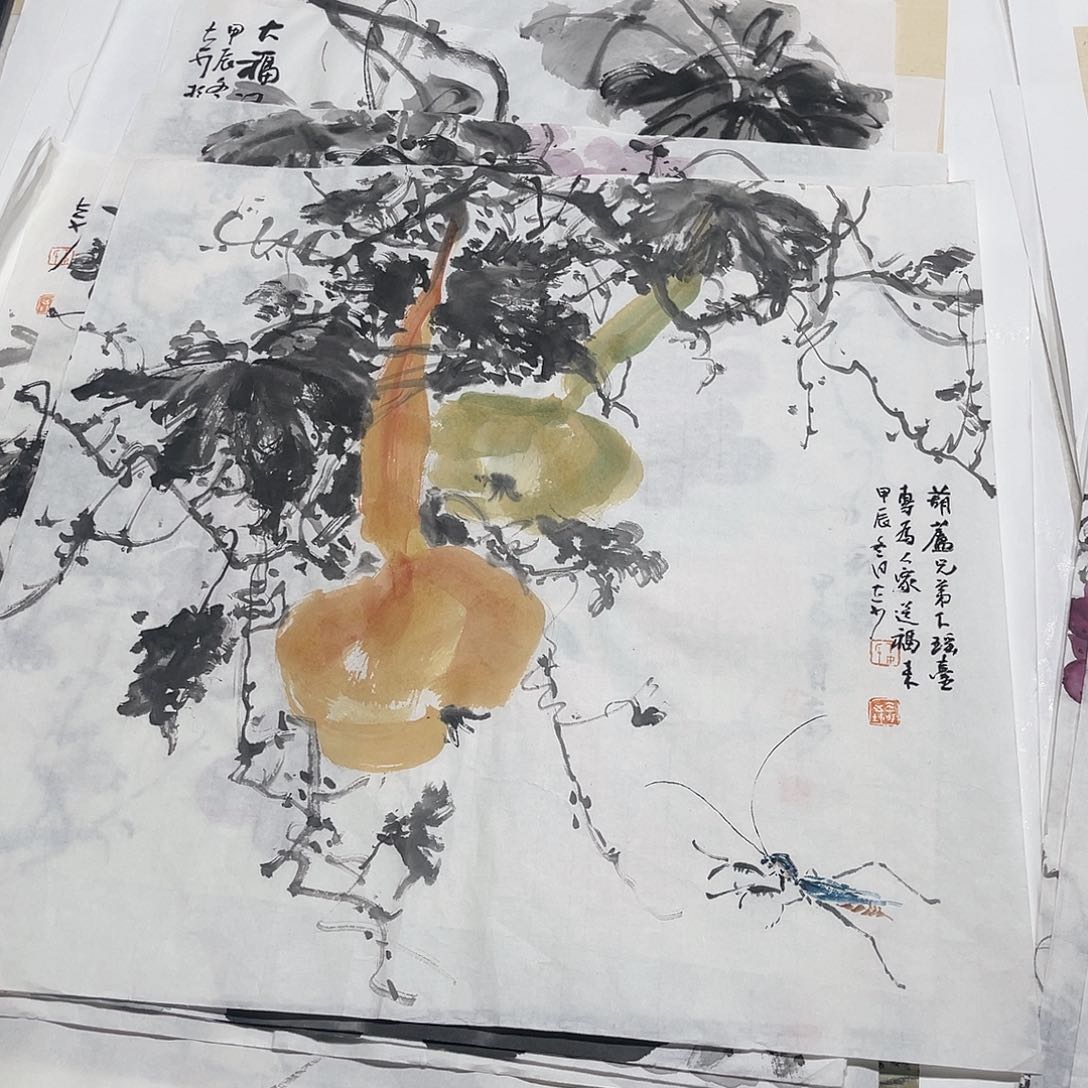 姜奇老师花鸟作品