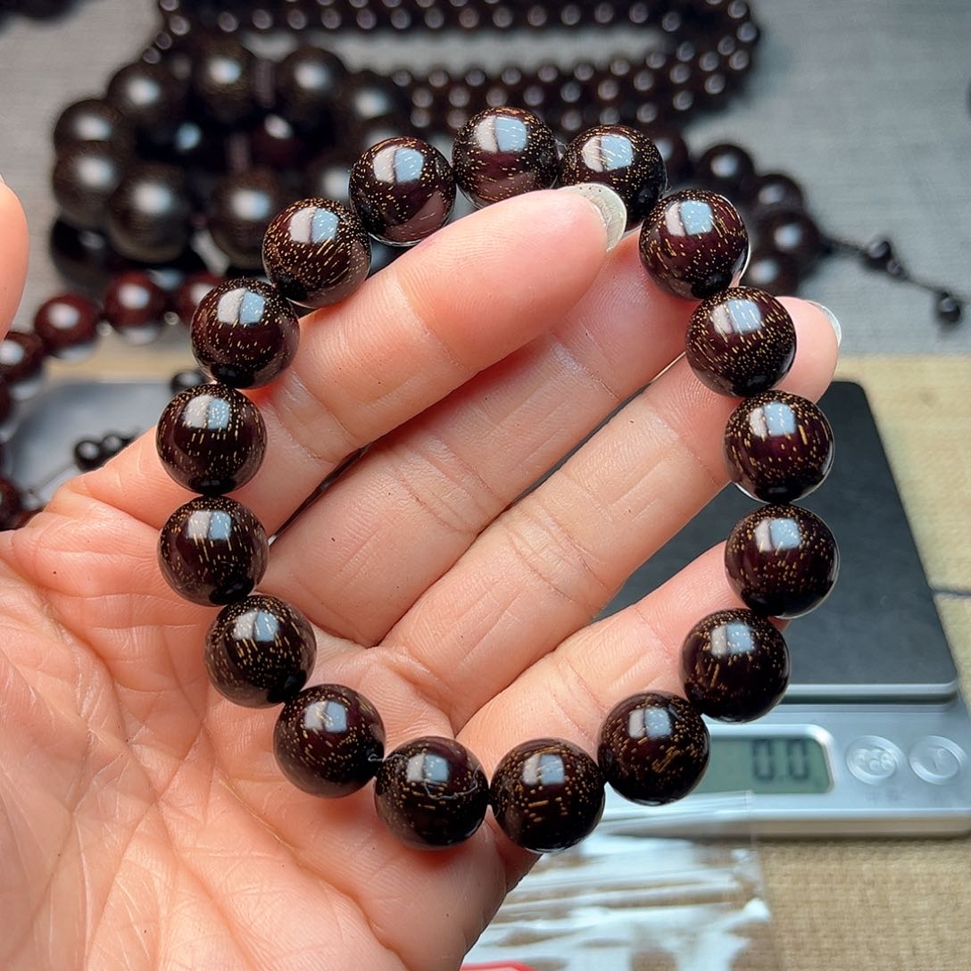 檀香紫檀（小叶紫檀）1.2 17颗 爆星