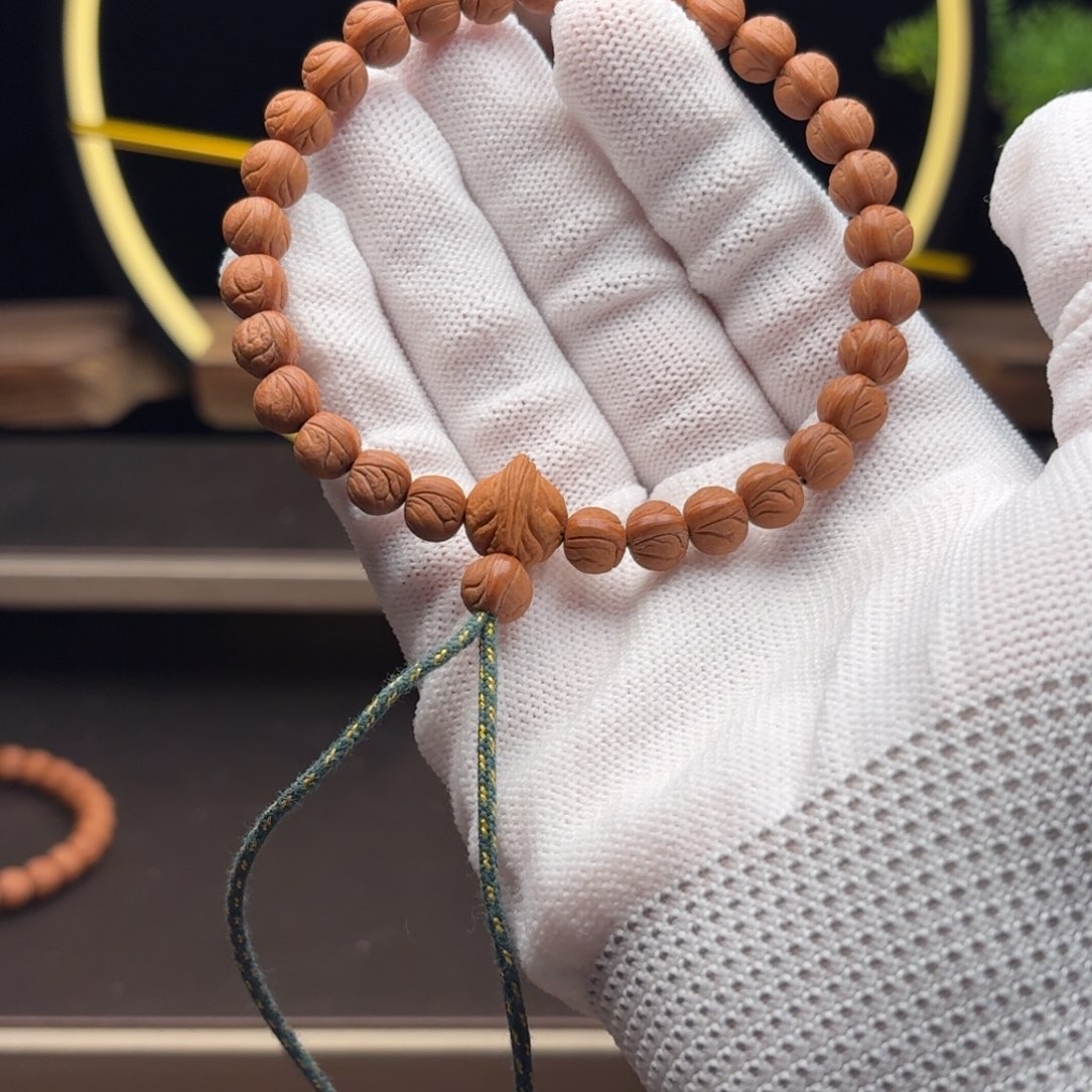 ^***5木质类陕西秦岭龙纹桃核