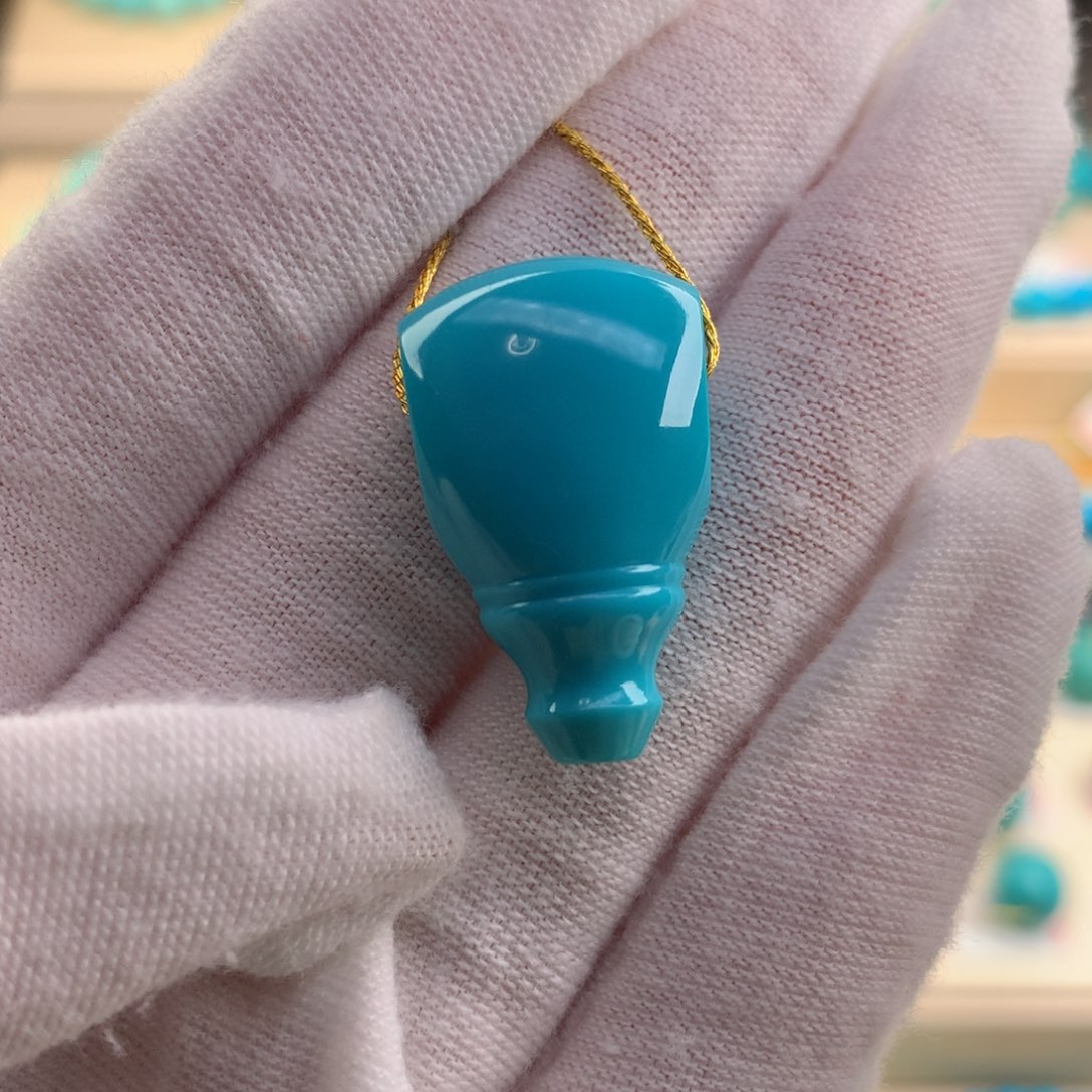 绿松石珠宝奇石未镶嵌14.8