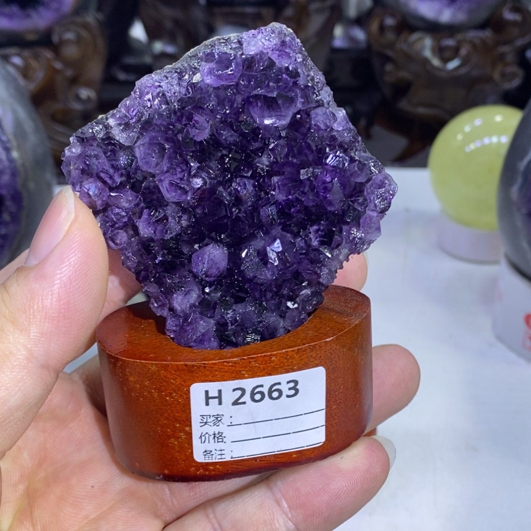 紫晶紫水晶2663未镶嵌