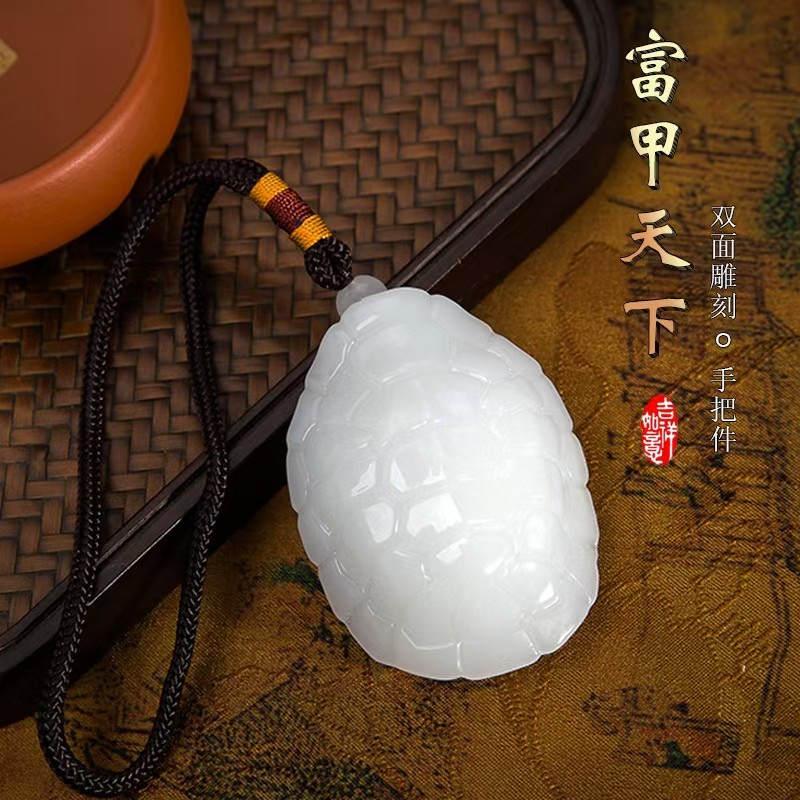 【师傅推荐】双面精雕富甲天下 招财挂件寓意美好 男女随身饰品