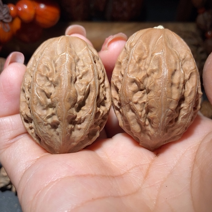 把件文玩核桃东北楸子小雪18