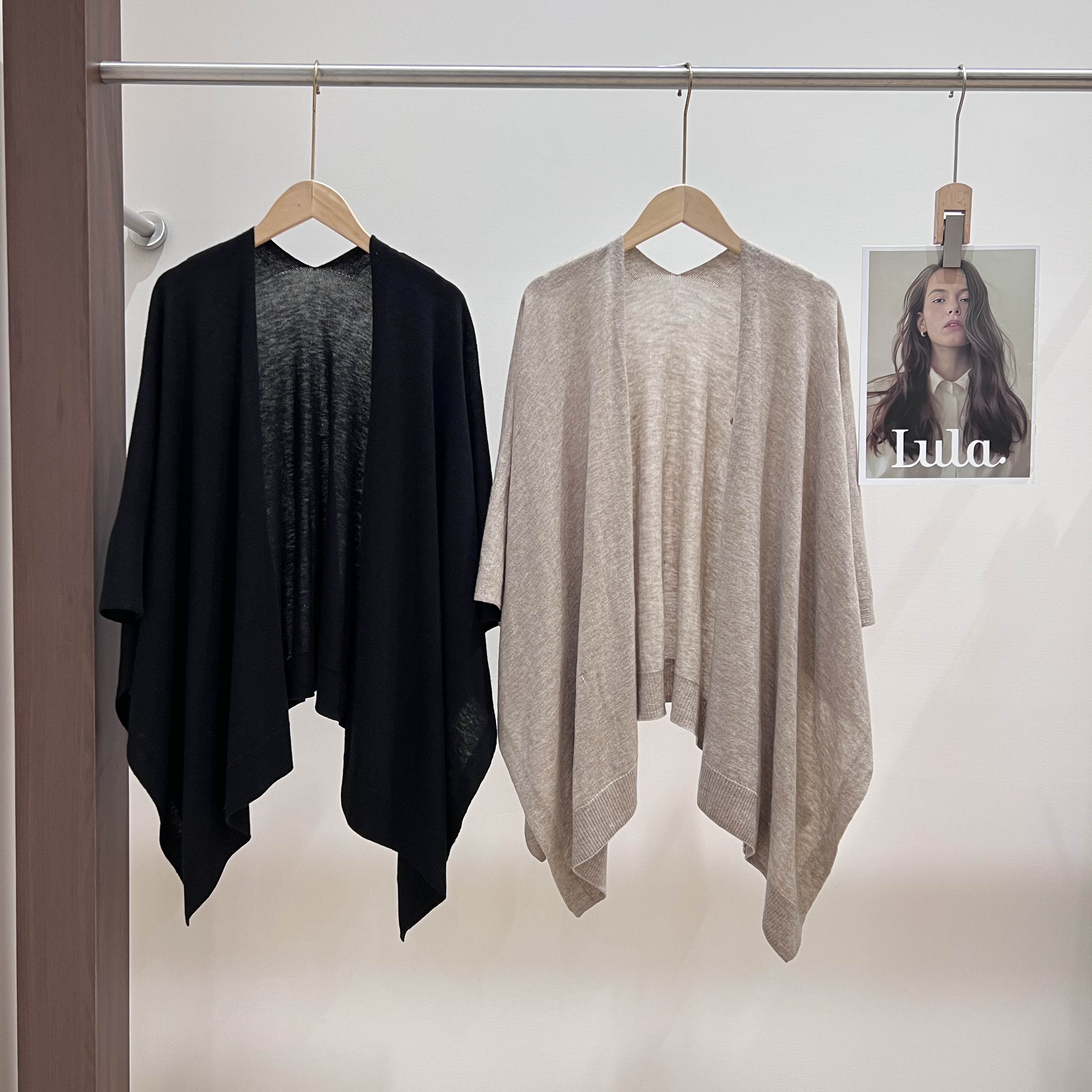 ZZ  V领女宽松型秋季中长款毛针织衫开衫外搭欧若动感风X1066