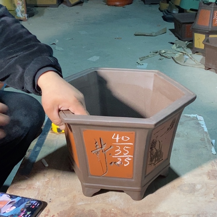 紫砂花盆紫砂紫砂