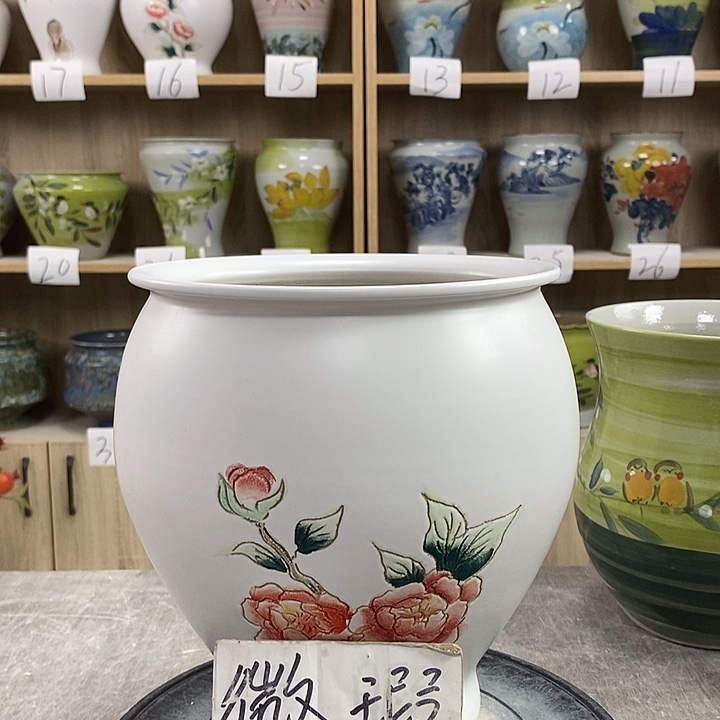 缸和*13xc景德镇陶瓷花盆