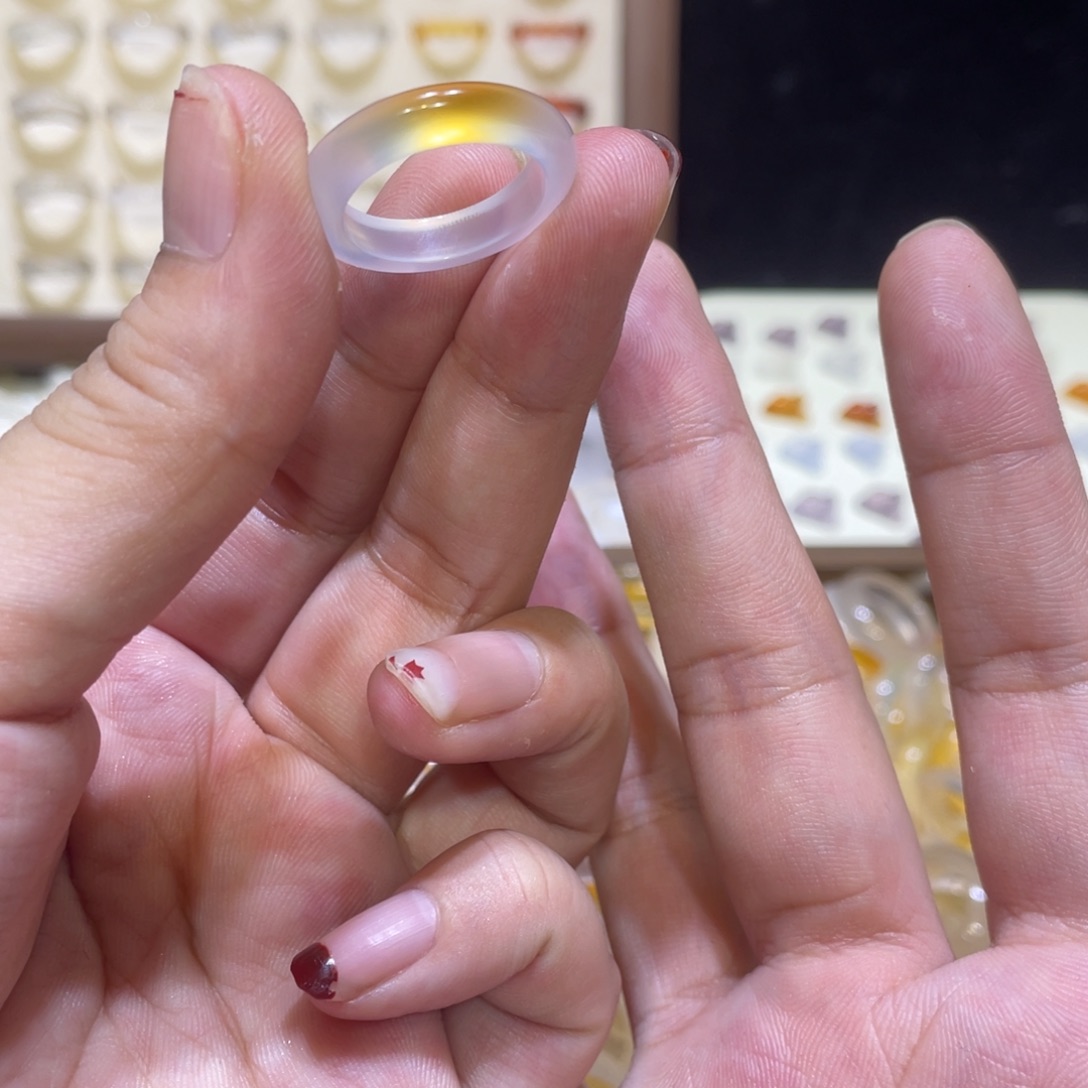 玛瑙/玉髓合金戒指41号港14