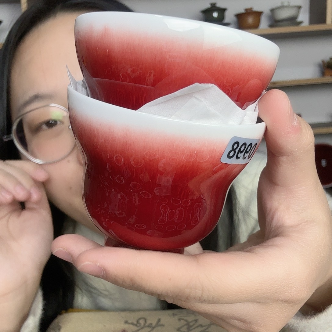 瓷片景德镇郎红陶瓷