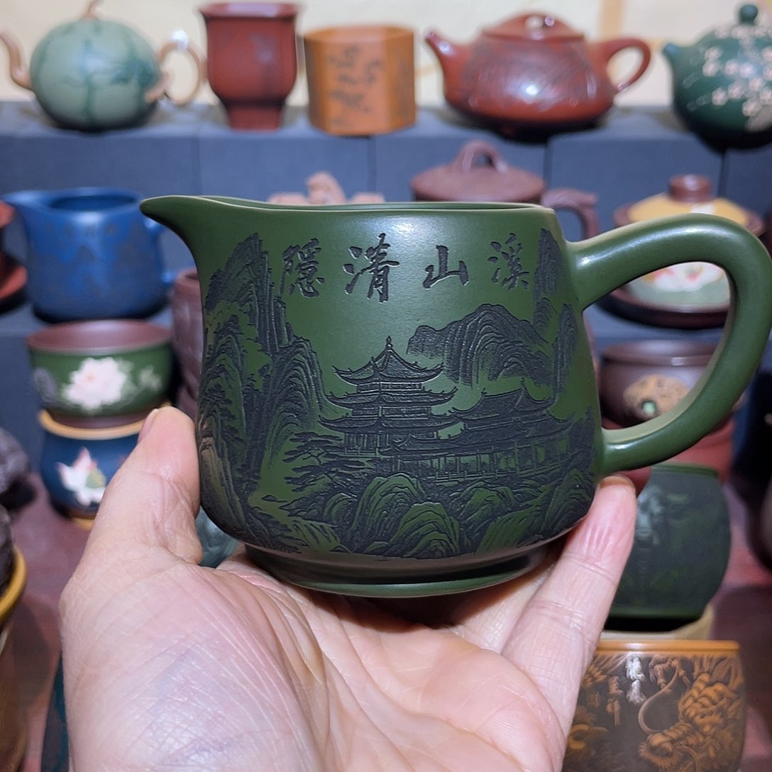 原矿紫砂手工主人杯