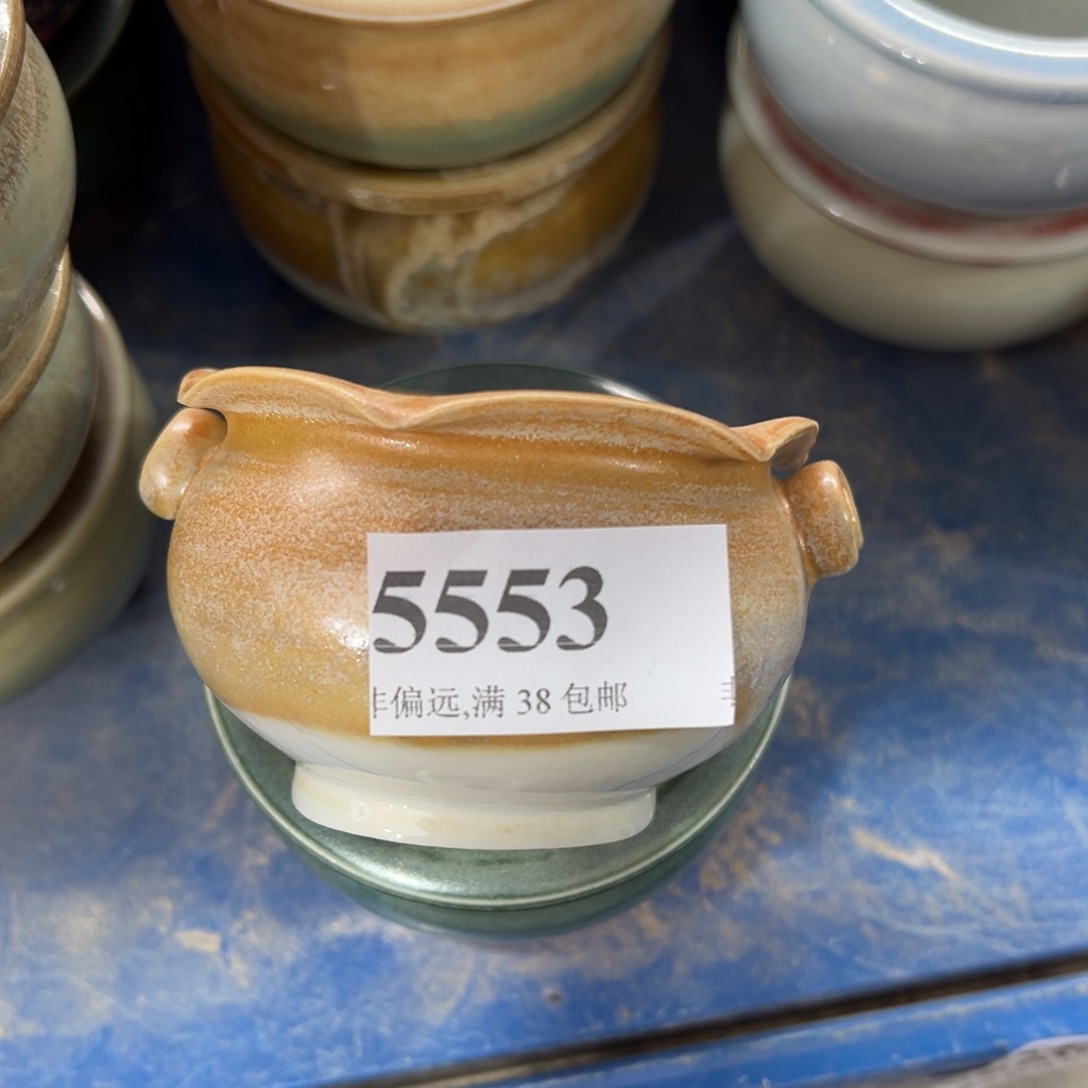 红陶景德镇手工花盆