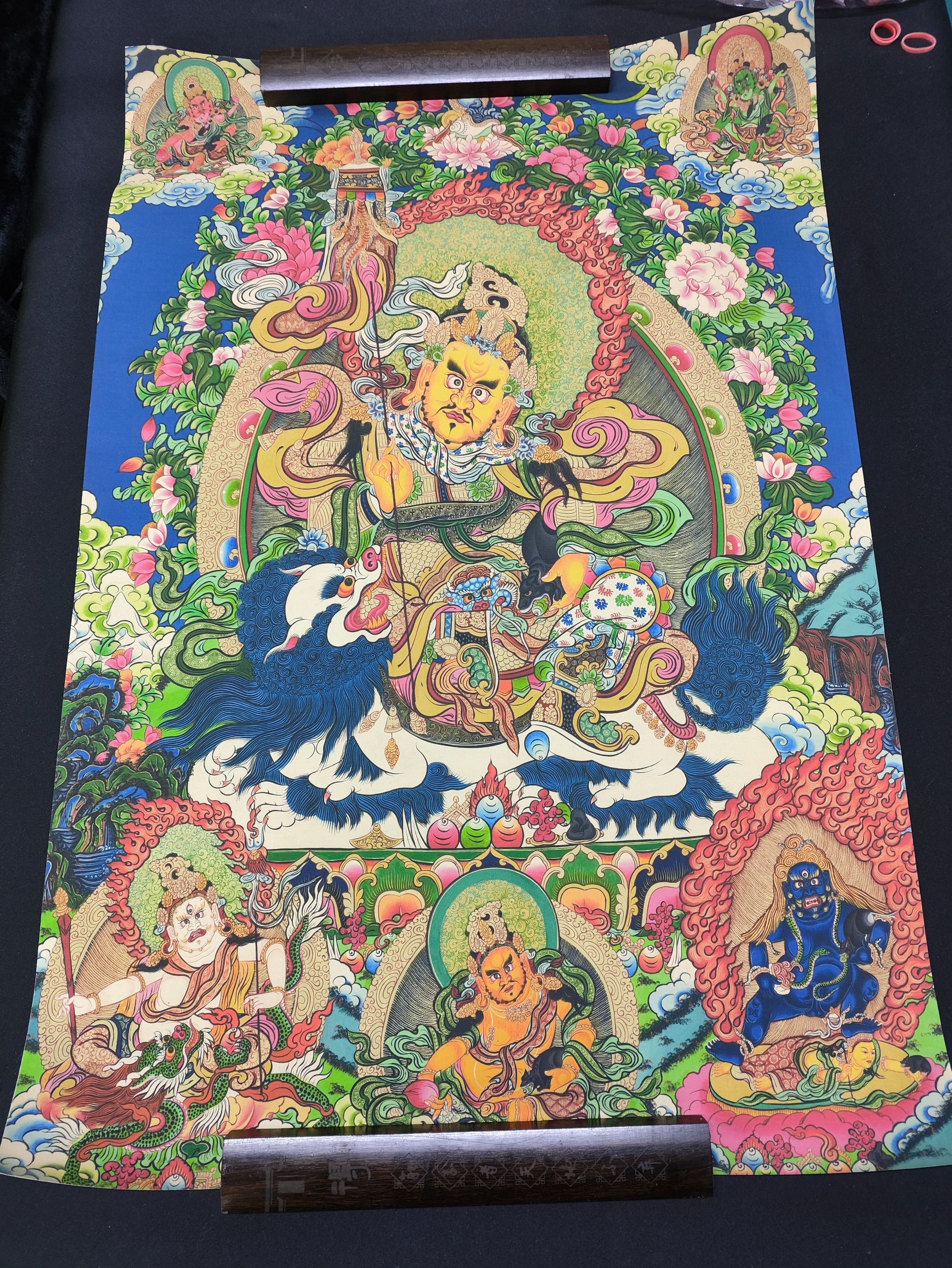 黄财神高端精品菩萨唐卡链接