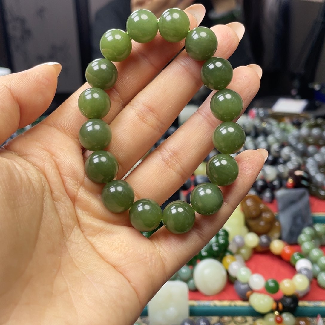 和田玉手链未镶嵌