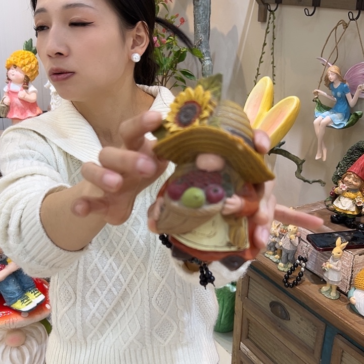 花园摆件红红火火