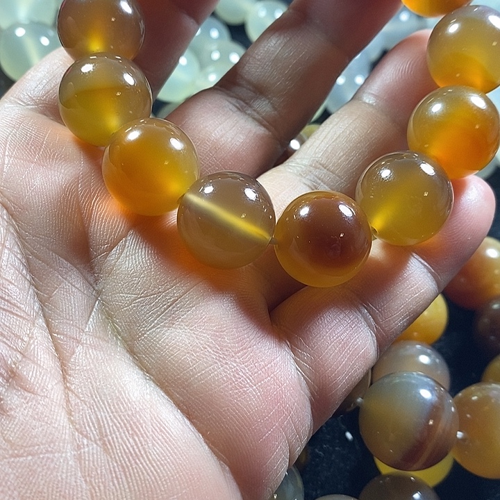 玛瑙/玉髓合金手链