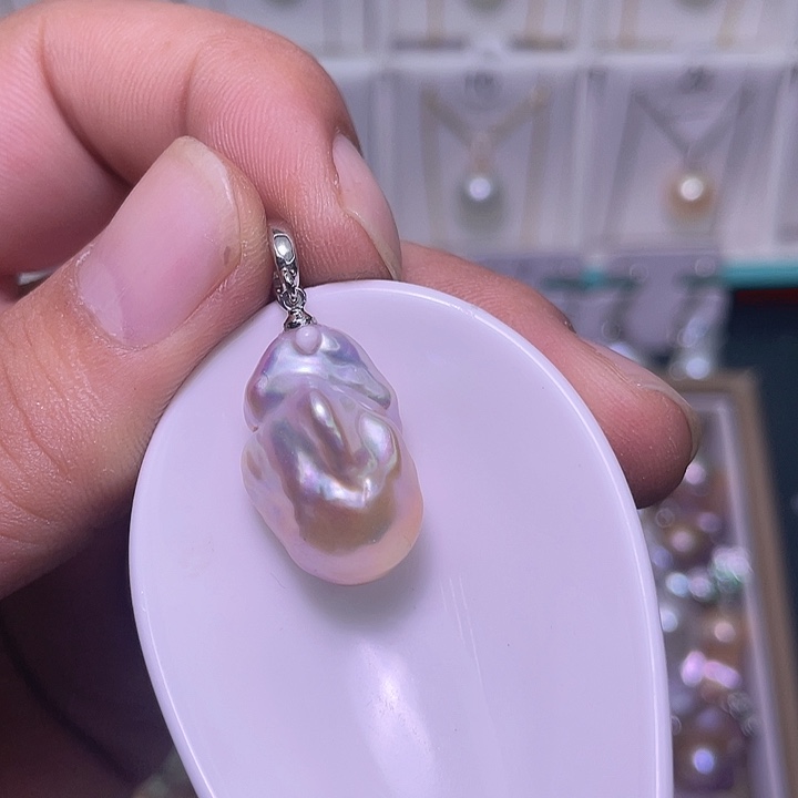 颈饰合金淡水珍珠42