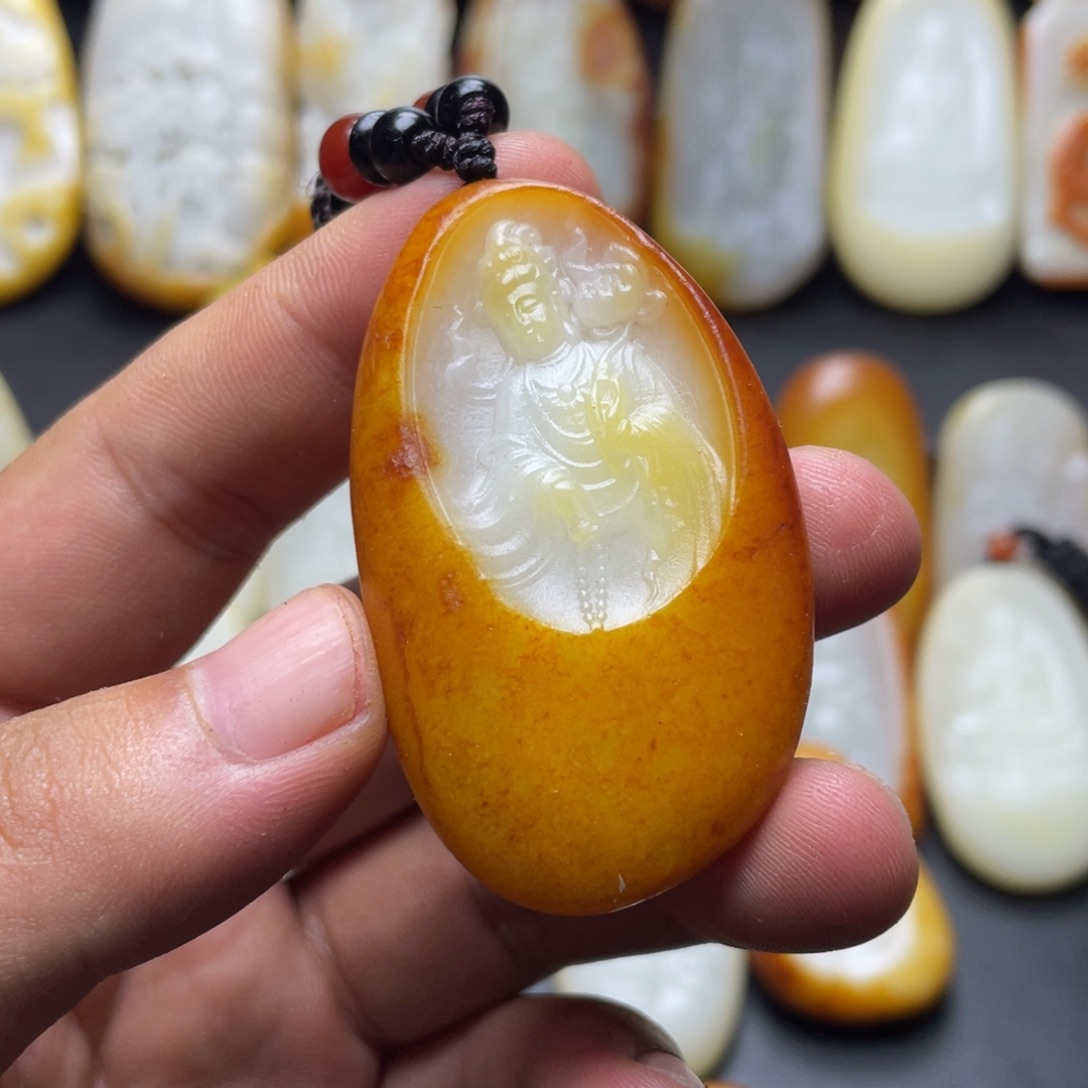 未镶嵌和田玉挂件