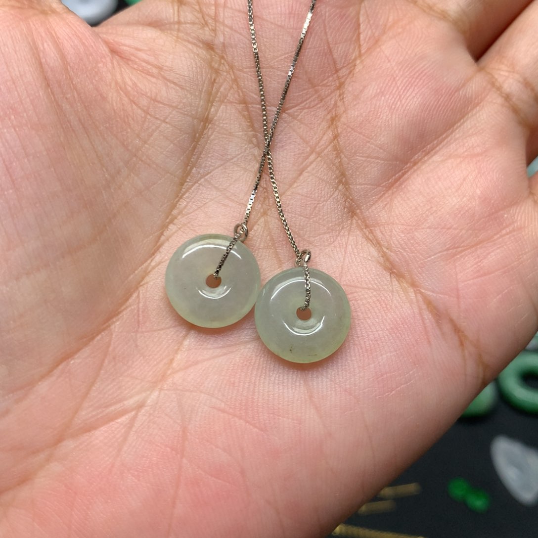 吊坠(不含链)未镶嵌翡翠有纹裂